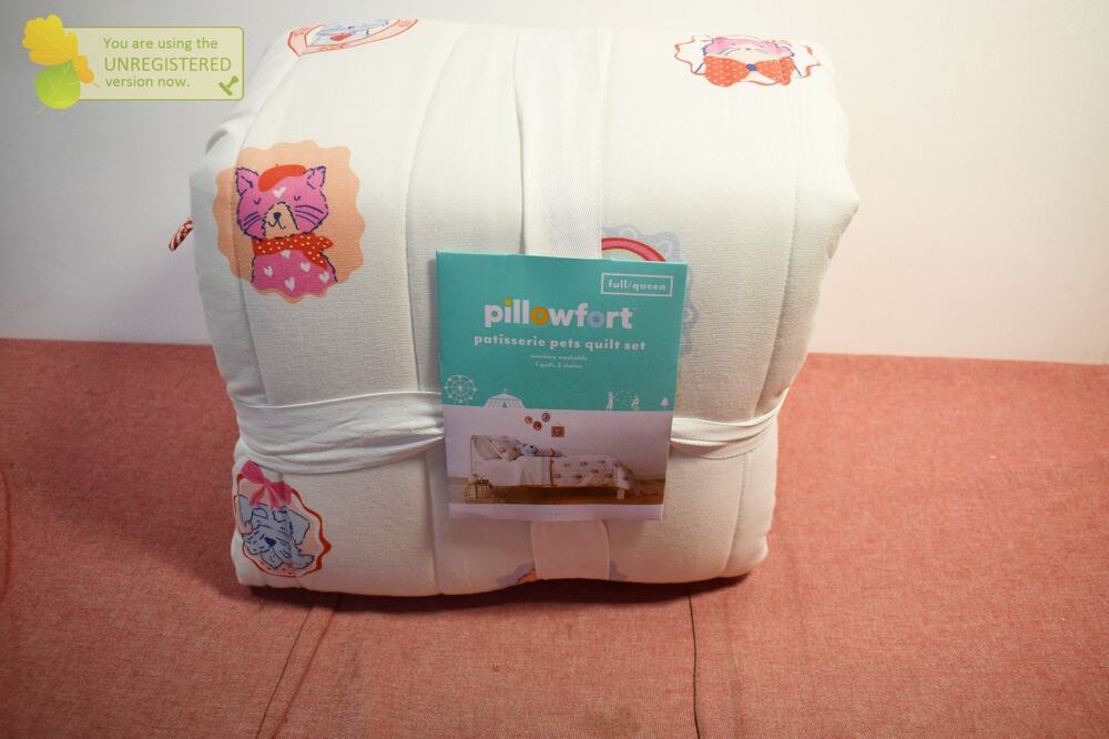 Pillowfort Full/Queen Patisserie Pet Shoppe Kids' Quilt Set